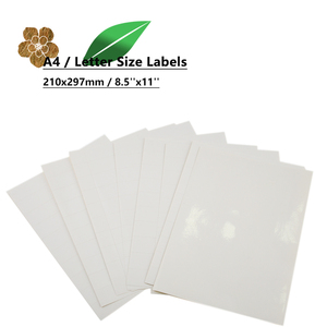 Pegatinas de etiquetas imprimibles de flexografía, 20 piezas, hojas de etiquetado A4, impresora láser de inyección de tinta Compatible, papel de vinilo con letras impermeables - Product Image 2