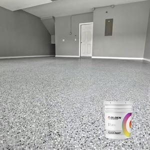 Peinture époxy professionnelle anti-poussière multicolore pour sols, revêtement liquide écologique pour béton, application au pinceau, fabrication experte - Product Image 6