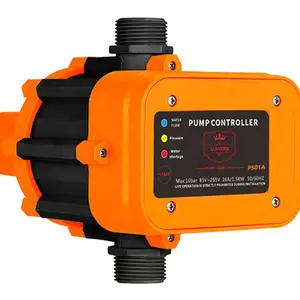 Stable Performance Customizable PS01A Type 1.1KW 16A Orange Color Automatic Pressure Control Switch For Water Pump