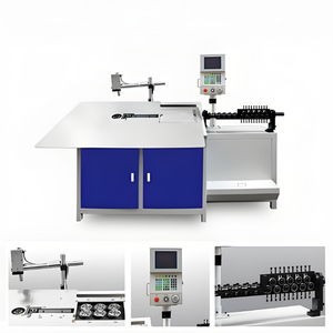 Machine à cintrer les fils CNC à double tête brevetée Huiting haute efficacité et plieuse de fils entièrement automatique pour fils de 3 à 8 mm - Product Image 2