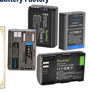 Batterie d'appareil photo en gros pour Canon, <span class=keywords><strong>Panasonic</strong></span>, Fuji, Nikon – Modèles multiples LP-E6, FW50, W126S, EN-EL14 – Li-ion rechargeable - Product Image 3