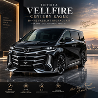Kit de conversion de carrosserie extérieure de style Série 30 à Série 40 pour Toyota Alphard Vellfire 2015-2022, pièces de mise à niveau en plastique