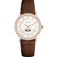 SPARKTIME luxe Premium bracelet en cuir montre pour hommes résistant à l'eau mécanique saphir cristal Phase de lune affaires mode