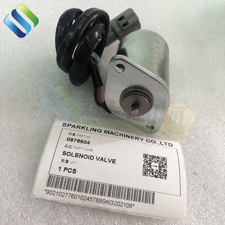 Solenoid Valve 0976504 for Hitachi Excavators ZX110-3 ZX200
