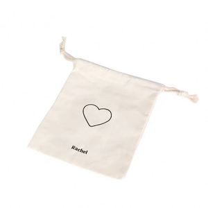 Sacs en toile de coton en gros pour bijoux, sacs à chaussures à cordon, sacs cadeaux, sacs à main personnalisés, housses anti-poussière avec impression de logo - Product Image 6
