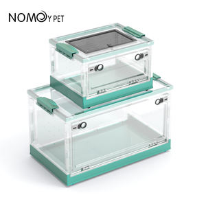 NOMOY PET détachable petits animaux cage pour animaux de compagnie boîte habitat plastique reptile réservoir <span class=keywords><strong>terrarium</strong></span> - Product Image 2