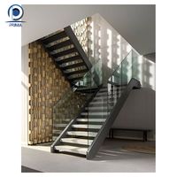 Escalier compact Optima Fashion minimaliste, gain de place, stable, à charge lourde, pour petit appartement et bureau