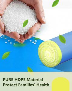 Huamaohengchun8-Gallon Trash Cans, Drawstring <b>Kitchen</b> Garbage Bags Blue 10 Count Bags - Product Image 4