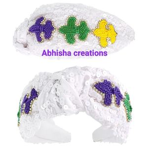 Hermosa Diadema con Cuentas, Accesorio para el Cabello Hecho a Mano, Adorno para el Cabello de Moda para Mujeres y Niñas, Estilo Bohemio Moderno - Product Image 6