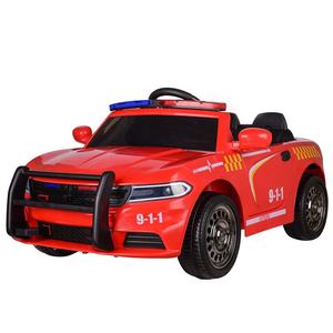 Coche de juguete eléctrico a control remoto para niños, juguete de coche de policía de 12V - Product Image 3