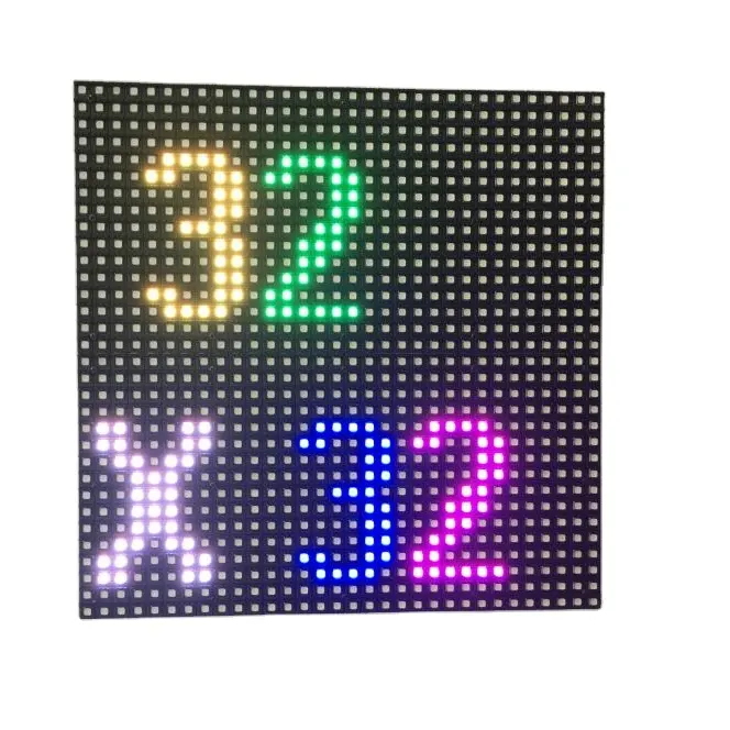 SMD P10 intérieur polychrome 32x16 matrice de points polychrome P5 module d'écran Led extérieur 2m x 1m , P5 écran Led publicité extérieure