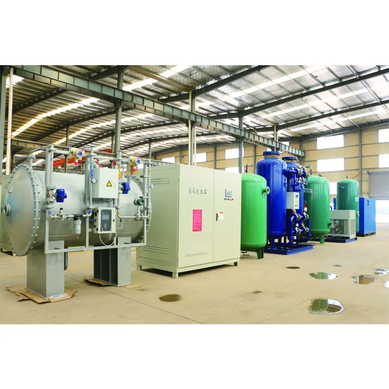 Alta eficiencia 100nm 3/H acuicultura Camarón piscifactoría PSA generador de oxígeno O2 planta para la venta