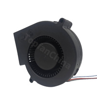 Ventilateur de refroidissement turbo escargot sans balais en plastique haute pression 93x93x30mm DC 12V/14V PWM MX9330GBU1