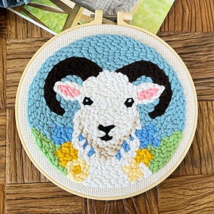 Lana che timbra ricamo fatto a mano fai da te materiale Pack ricamo cavallo di <span class=keywords><strong>pecora</strong></span> pittura decorativa - Product Image 6