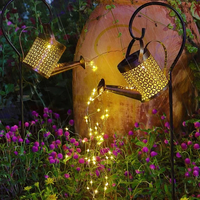 Guirlande Lumineuse Solaire Bouilloire d'Arrosage pour Jardin, Extérieur, Pelouse, Paysage et Décoration Nocturne
