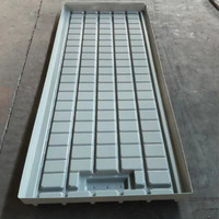 Mesa de siembra para invernadero con cubierta de ABS de alta rigidez Bainer, cama de vivero para agricultura, banco hidropónico con riego por goteo, ¡gran oferta!