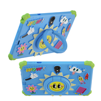 Tableta Inteligente Android de 7 Pulgadas para Niños, con WiFi, Funda de Silicona Bonita, Resistente, Juegos, Educativa, Regalo para Niños