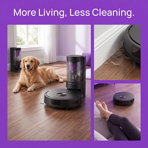 PR20-C800 Self Empty Robot Vacuum Cleaner 18000Pa Gyro Mapping Tuya APP 3in1 Sweep <b>Mop</b> Robotic Cleaner For Pet Hair - Product Image 6