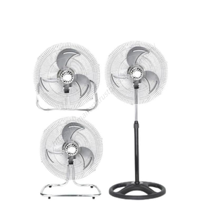 พัดลมอุตสาหกรรมแบบตั้งพื้น ขนาด 18 นิ้ว 110V 90W มอเตอร์ทองแดงอะลูมิเนียม หมุนได้ 360 องศา ขายส่ง - Product Image 1