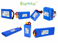 Batterie au lithium ternaire OEM 7,4 V 15,6 Ah 2S 3S pour mini-projecteur, unité de présentation portable et extérieure, jouets de voiture RC, CE RoHS