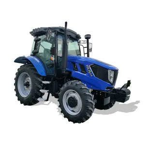 100 hp 4x4 AC cabina cinese trattori agricoli per l'agricoltura motore diesel