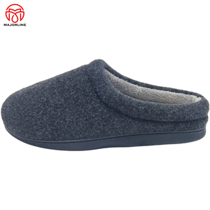 Full Customized OEM Fuzzy Winter Warm Cozy <strong>Slippers</strong> <strong>Felt</strong> Men's <strong>Slippers</strong> for Men House Bedroom Cotton <strong>slippers</strong> - Product Image 1