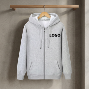 Cárdigan de Diseño con Cremallera, Bordado, Color Sólido, Unisex, Transpirable, de Punto, 100% Poliéster, Casual y de Lujo, Venta al Por Mayor - Product Image 2