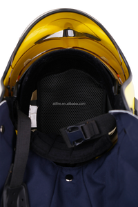 CE معتمد أوروبا نمط نصف خوذة رجال الإطفاء والانقاذ والعتاد مع الرقبة حماية الوجه قبعة صلبة - Product Image 6