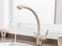 YL-632 Double poignée 3 voies évier de cuisine robinet de purificateur d'eau en acier inoxydable cuisine évier mélangeur robinet