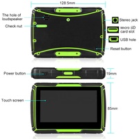 Navegador GPS con Pantalla Táctil Impermeable IP67 de 4.3 Pulgadas para Mapas del Mundo, Unidad GPS para Motocicleta con Conexión BT