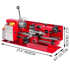 Di vendita caldo ottimale più poco costoso manuale tornio macchina mini metallo tornio per i distributori