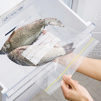Sacs de congélation refermables et réutilisables de qualité alimentaire, imprimés par gravure, avec fermeture à glissière, pour lait et chewing-gum, tailles personnalisées