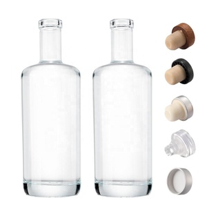Botellas de Vidrio Vacías de 700 ml y 750 ml para Whisky, Vodka y Ginebra, Personalizables con su Logotipo - Product Image 2