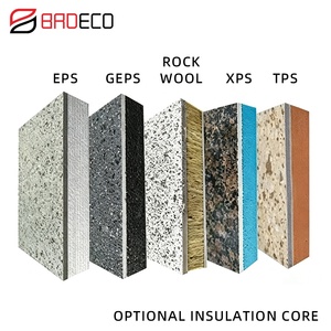 Panneaux sandwich pour <span class=keywords><strong>isolation</strong></span> et décoration des murs extérieurs, finition personnalisable, prix d'usine - Product Image 5