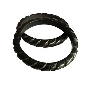 Bracelet vintage en céramique et résine, design géométrique fantaisie, unisexe, classique, élégant, fait main, pour fête, anniversaire, femme - Product Image 5