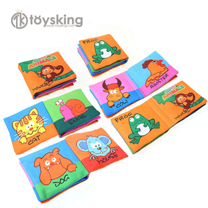 <span class=keywords><strong>Livre</strong></span> interactif silencieux pour bébés - <span class=keywords><strong>Livre</strong></span> en tissu sensoriel Montessori avec pièces amovibles, apprentissage précoce de la motricité fine - Product Image 2