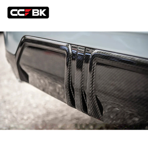 Para <span class=keywords><strong>BMW</strong></span> G20 G21 LCI M Sport 320i 325i 330i 330d <span class=keywords><strong>2023</strong></span>-2026, Difusor Trasero Inferior de Parachoques Estilo MP de Fibra de Carbono Seca, Cubierta 51195A4F525 - Product Image 5
