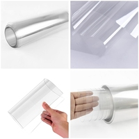 Film plastique PET rigide transparent brillant de qualité alimentaire, résistant à l'humidité, en rouleau, pour l'emballage des aliments et des articles de première nécessité