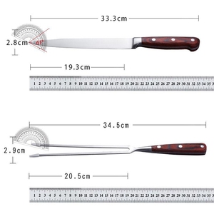 Kit de herramientas <span class=keywords><strong>para</strong></span> barbacoa Juego de <span class=keywords><strong>cuchillos</strong></span> y tenedores <span class=keywords><strong>para</strong></span> barbacoa Accesorio <span class=keywords><strong>para</strong></span> barbacoa Juego de <span class=keywords><strong>cuchillos</strong></span> y tenedores de acero inoxidable - Product Image 2