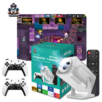 Proyector de Juegos Portátil LED HD 1080P WiFi 6 de Alta Calidad con Control de Juego, Cine en Casa, Android