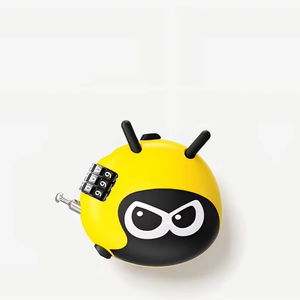 BI BEE, cerraduras de casco de bicicleta de acero, combinación de contraseña, <span class=keywords><strong>antirrobo</strong></span> para vehículos de carretera, motocicleta eléctrica, Scooter, casco de bloqueo de bicicleta - Product Image 1