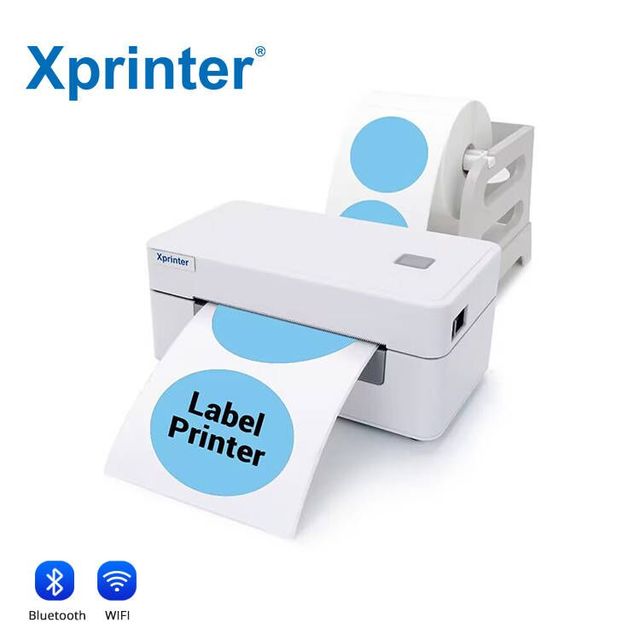 Xprinter XP-D464B Factory Label Printer Label Printing Machine Roll Sticker Printer for Tag Clothing Label Maker Sticker Printer