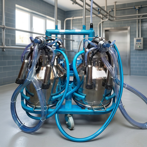 Máquina Portátil para Ordeñar Vacas y Cabras, Ordeñadora Eléctrica de Doble Cubeta, Equipo Lechero de Acero Inoxidable - Product Image 4
