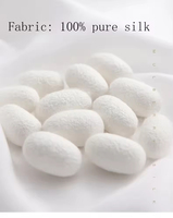 Élastiques à cheveux en soie de mûrier 100% pure 19 Momme 1cm, fins et fins, pour filles