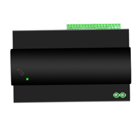 Amplificateur audio de fond pour villa et hôtel, mini PC en plastique YZ-80 80W, rail DIN, RS485, tactile