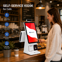 Système de point de vente tout-en-un, écran tactile capacitif de 15 pouces, terminal de point de vente pour restaurant
