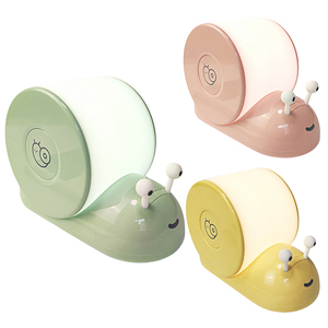 Cute Animal Bedside Lamp Snail Night <b>Light</b> for Kids with Magnetic Rechargeable Table Lamp Office Home Decor for Kitchen Bedroom - Product Image 1