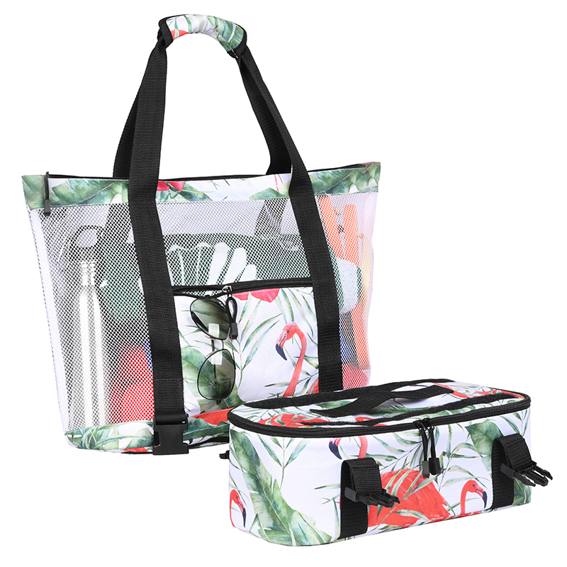 BSCI SEDEX 4pillar Mesh Bag with Insulated Picnic Cooler