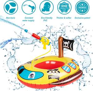 <span class=keywords><strong>Bateau</strong></span> de <span class=keywords><strong>Pirate</strong></span> gonflable d'été avec pistolet gonflable pour enfants, nouvelle collection - Product Image 2