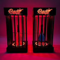 Présentoir de Bouteilles LED Personnalisé pour Champagne et Vodka – Cage Lumineuse pour Service VIP en Boîte de Nuit – Glorificateur de Bouteilles LED